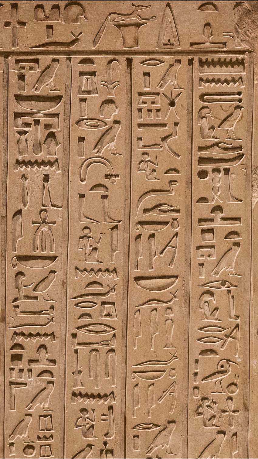 Hierography, art, egypt, ancient egypt, wall, letters, pharaoh HD phone wallpaper
