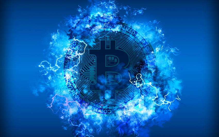 Bitcoin Ultra, Blockchain HD-Hintergrundbild