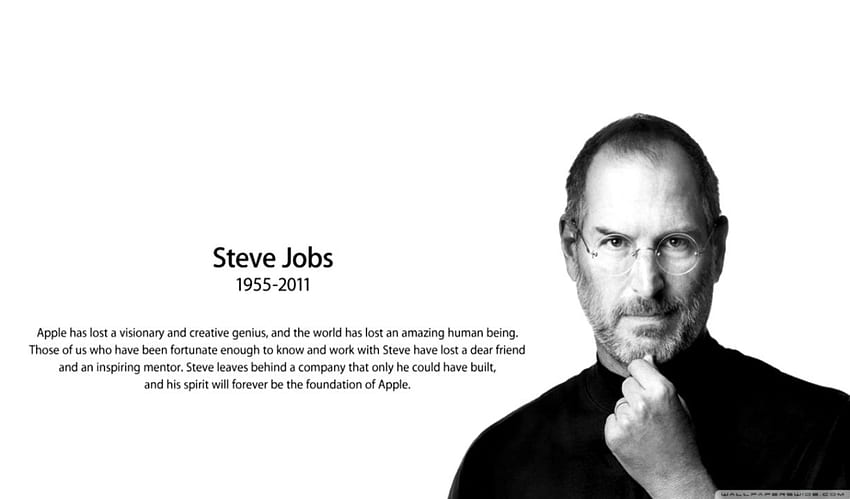 Steve Jobs Quotes For PC, Business Mentor HD wallpaper