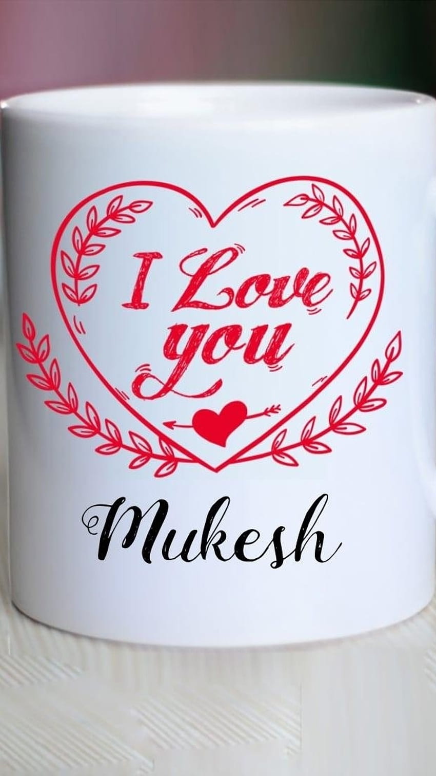 M Name, Mukesh, Love, mug HD phone wallpaper | Pxfuel