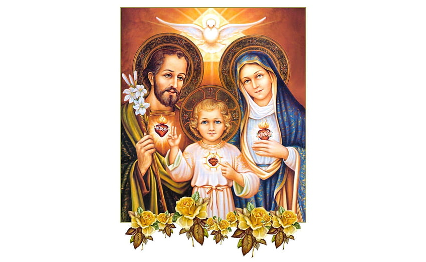 Holy Family, Christian Family HD wallpaper