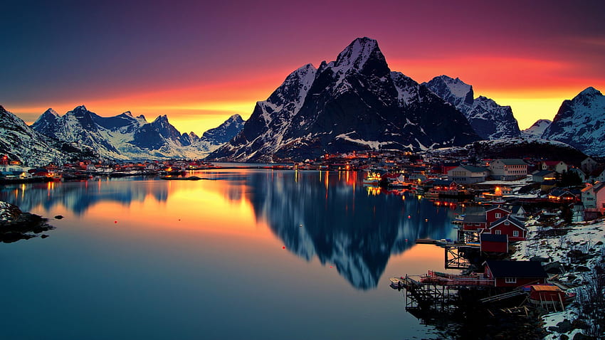 Lofoten Noruega -, 2880x1620 fondo de pantalla