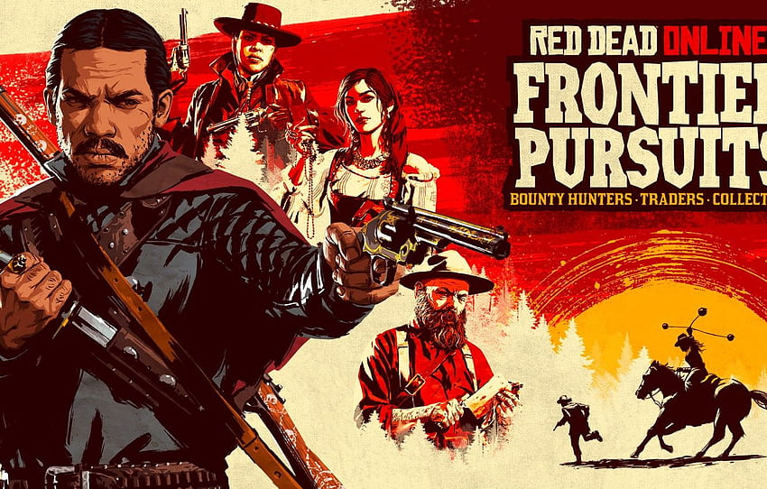 broń, nóż, bandyci, Dziki Zachód, rewolwer, Red, Red Dead Revolver Tapeta HD