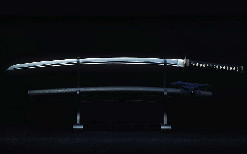 Espada japonesa Katana para computador de alta resolução papel de parede HD
