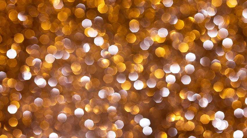 glare, gold, bokeh, circles, glitter full , tv, f, background, Golden Bokeh HD wallpaper