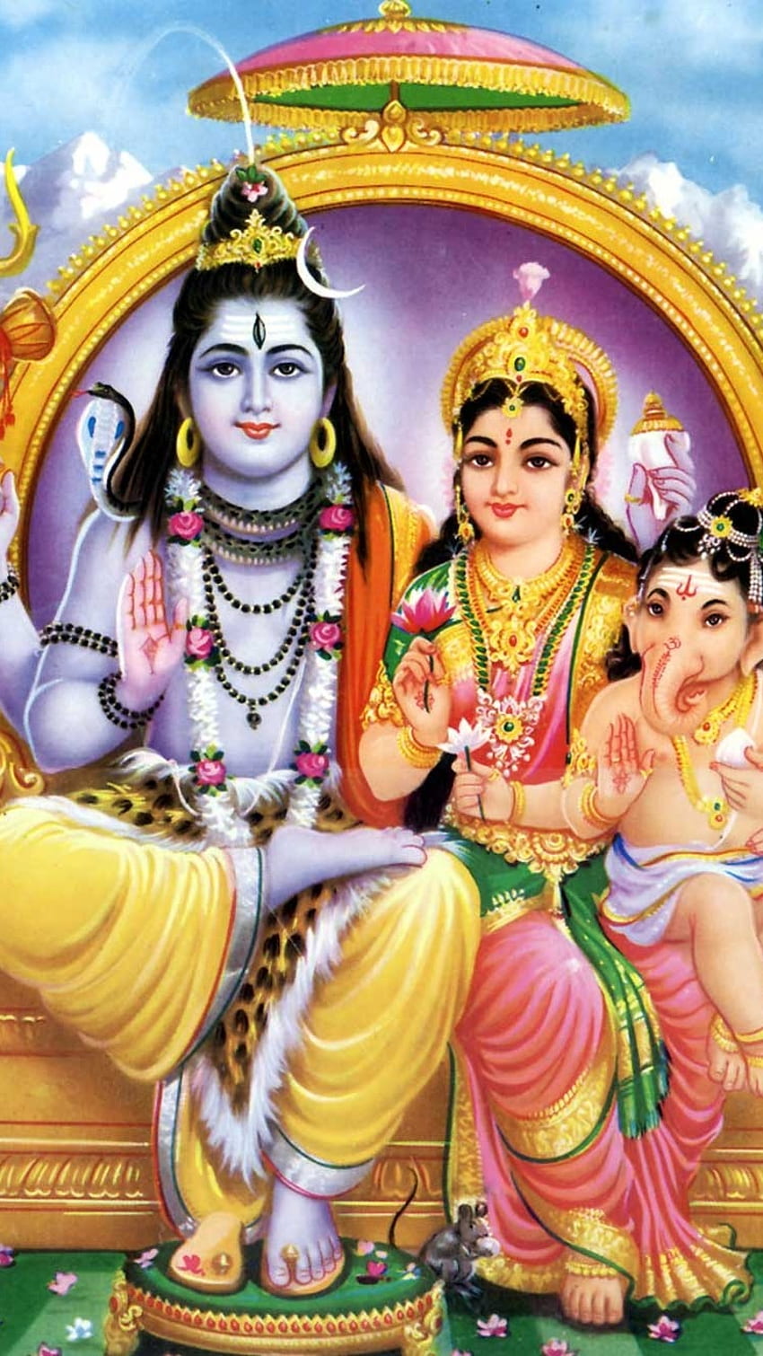 Lord Shiva , Lord Mahadev, family HD phone wallpaper | Pxfuel