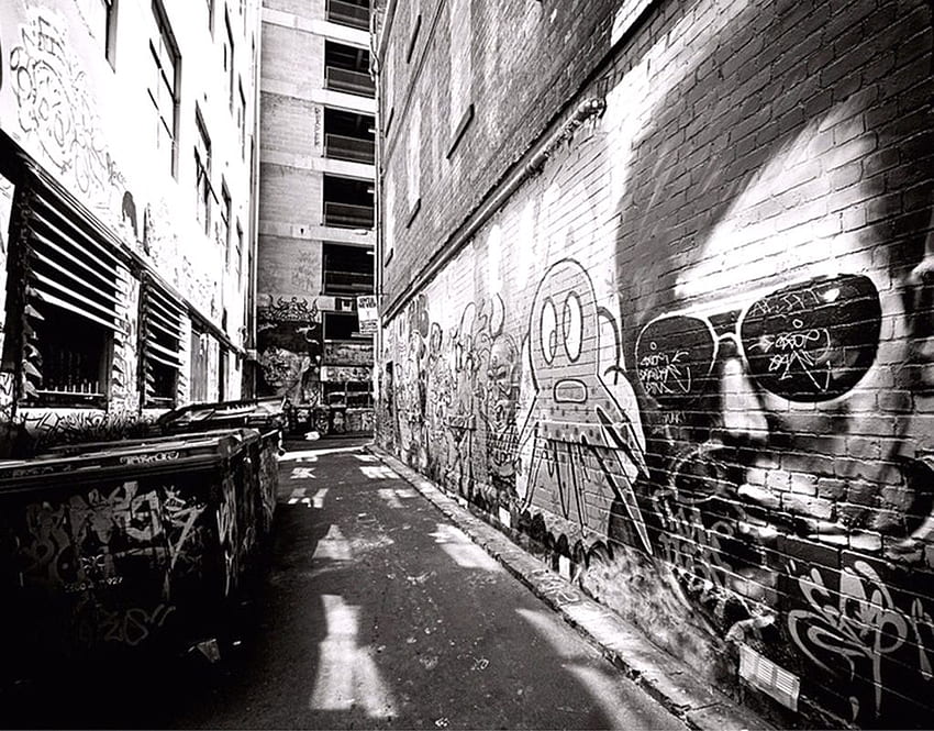 fundo urbano legal, Urban Japanese Alley papel de parede HD