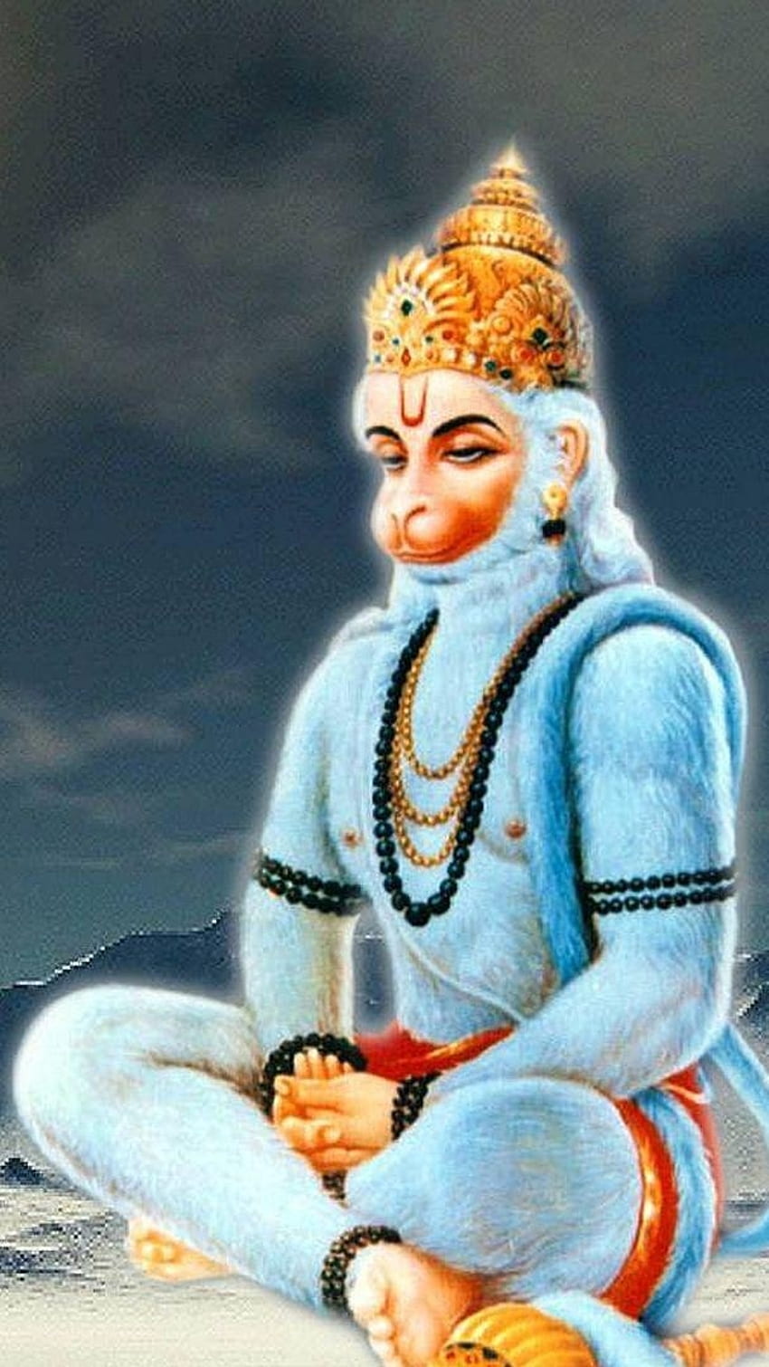 Jay Hanuman, blaues Thema HD-Handy-Hintergrundbild