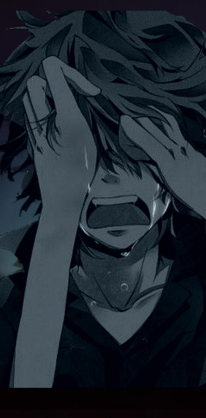 Crying anime boy, Broken Anime Boy HD phone wallpaper