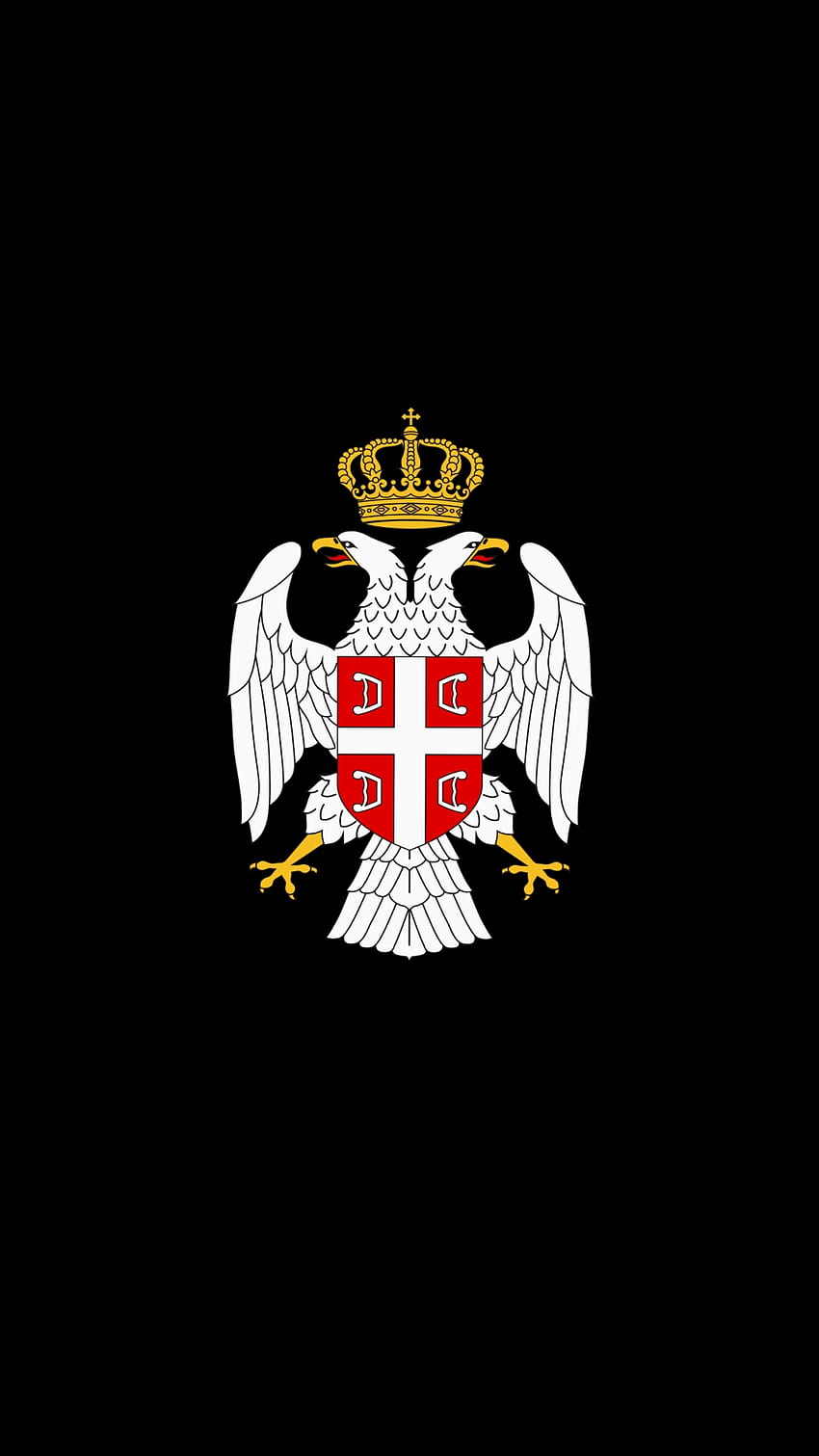 Srbija, odznaka, rękaw Tapeta na telefon HD