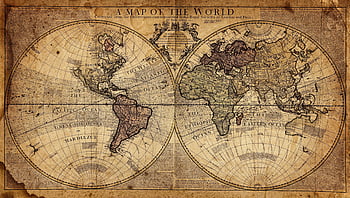 Buy World Map WALL MURAL Old Map Wallpaper Vintage Marine Map of Online in  India  Etsy