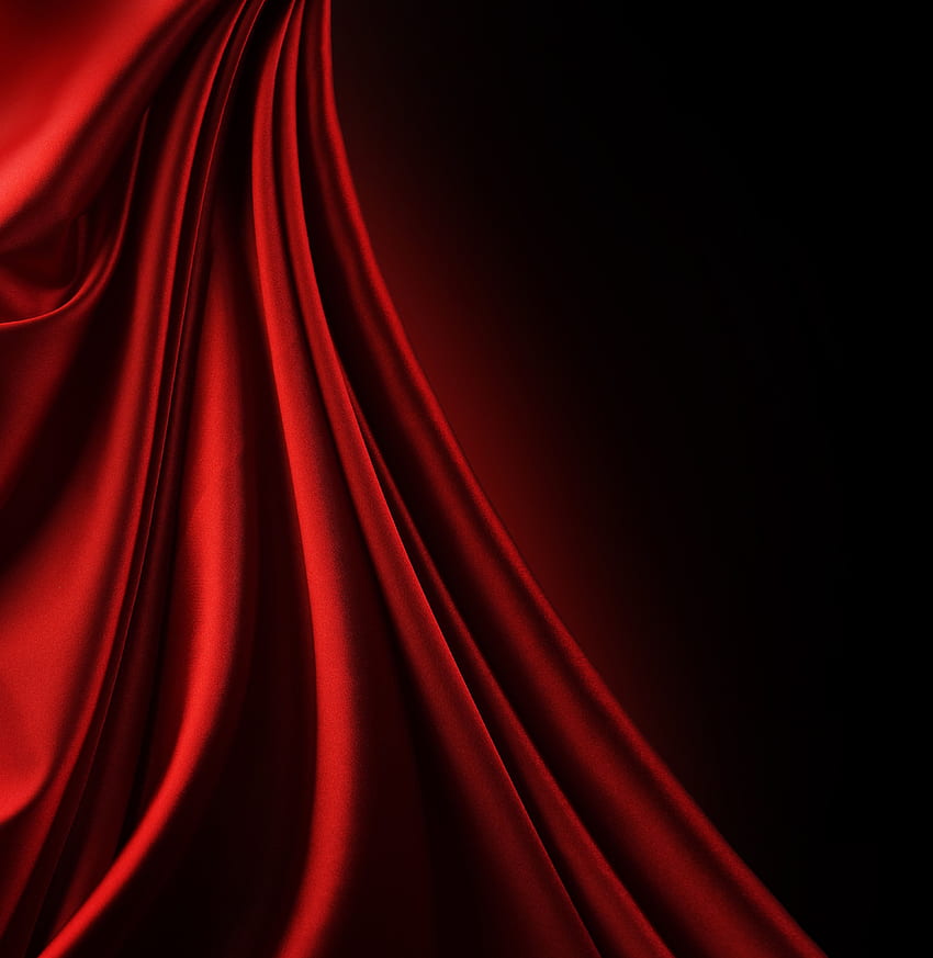red fabric cloth background, silk, , background, Glossy Red HD phone wallpaper