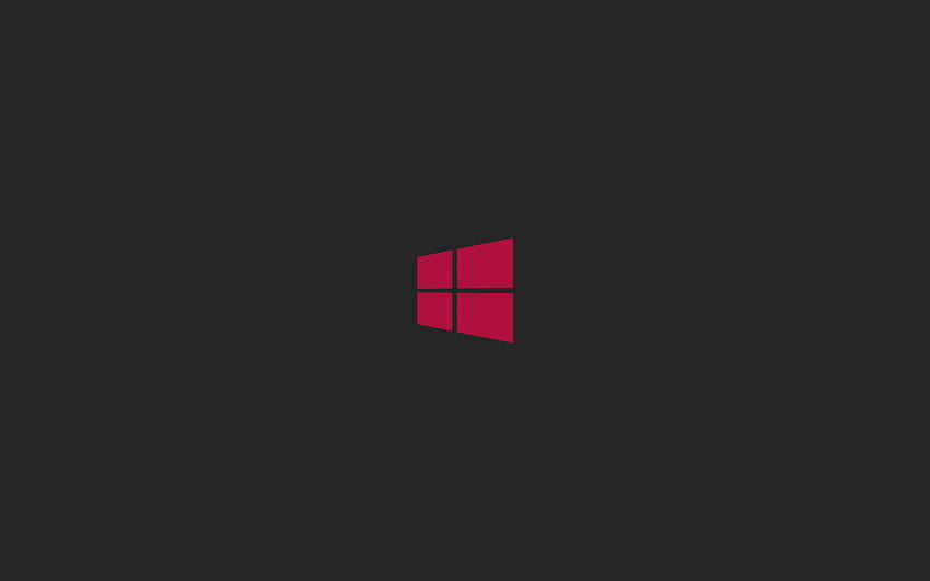 Grey And Red Windows 8 Logo, Red Windows 10 HD wallpaper