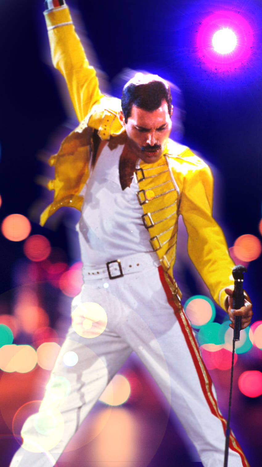 Rapsodia bohemia - Freddie Mercury iPhone - fondo de pantalla del teléfono