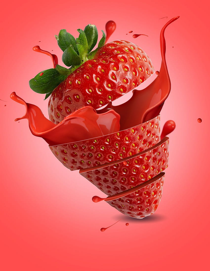 SPLASH BUAH. Percikan buah, Desain buah, Grafik buah wallpaper ponsel HD