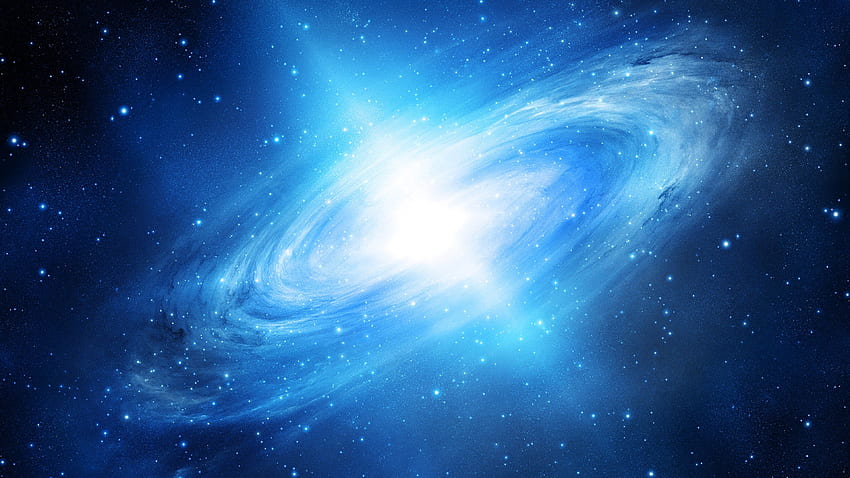 Niesamowita niebieska galaktyka UTV - - s Tapeta HD