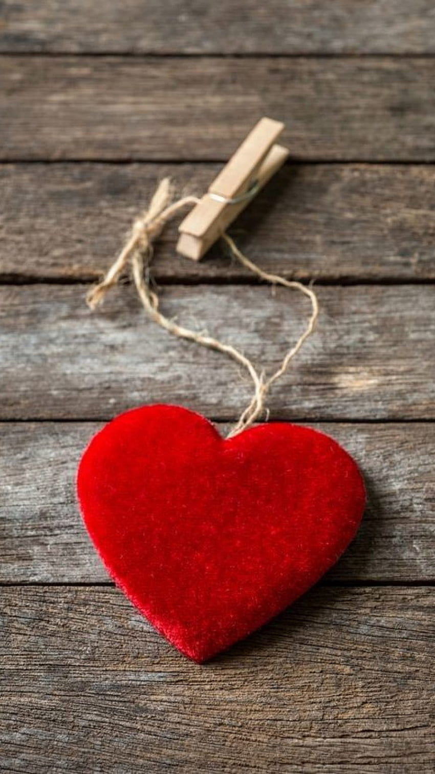 Red Heart, Velvet Red Heart, Love Heart HD phone wallpaper
