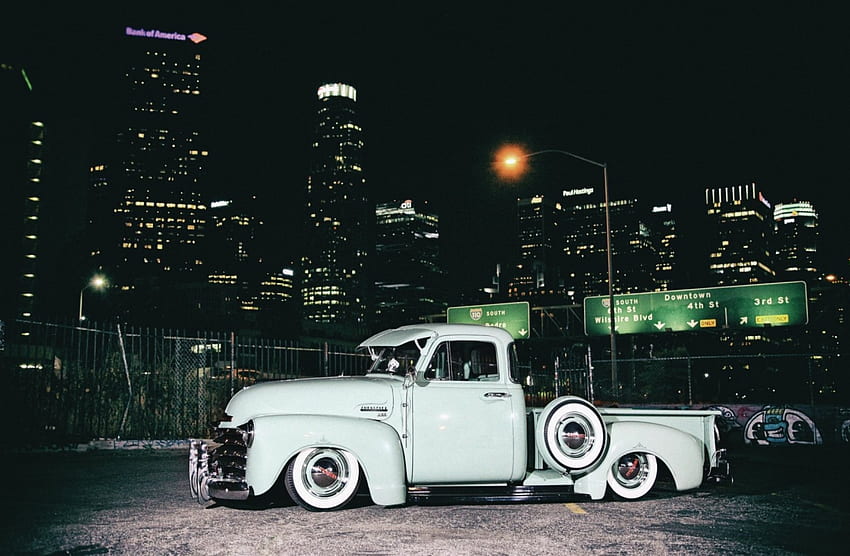 1952-Chevrolet-3100, Caminhão, Laço, Clássico, GM papel de parede HD