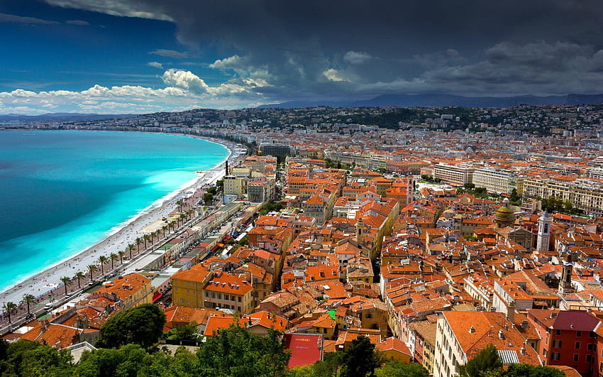 Nizza Frankreich, Frankreich Küste HD-Hintergrundbild