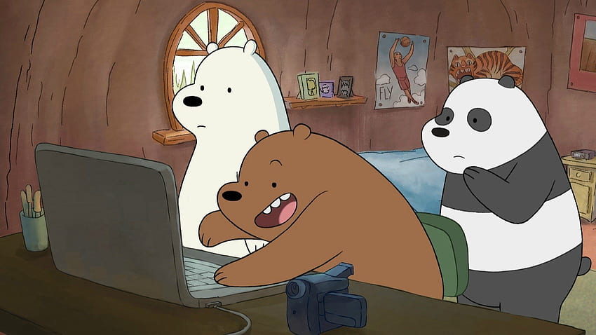 We Bare Bears and Background, Bear Computer HD wallpaper