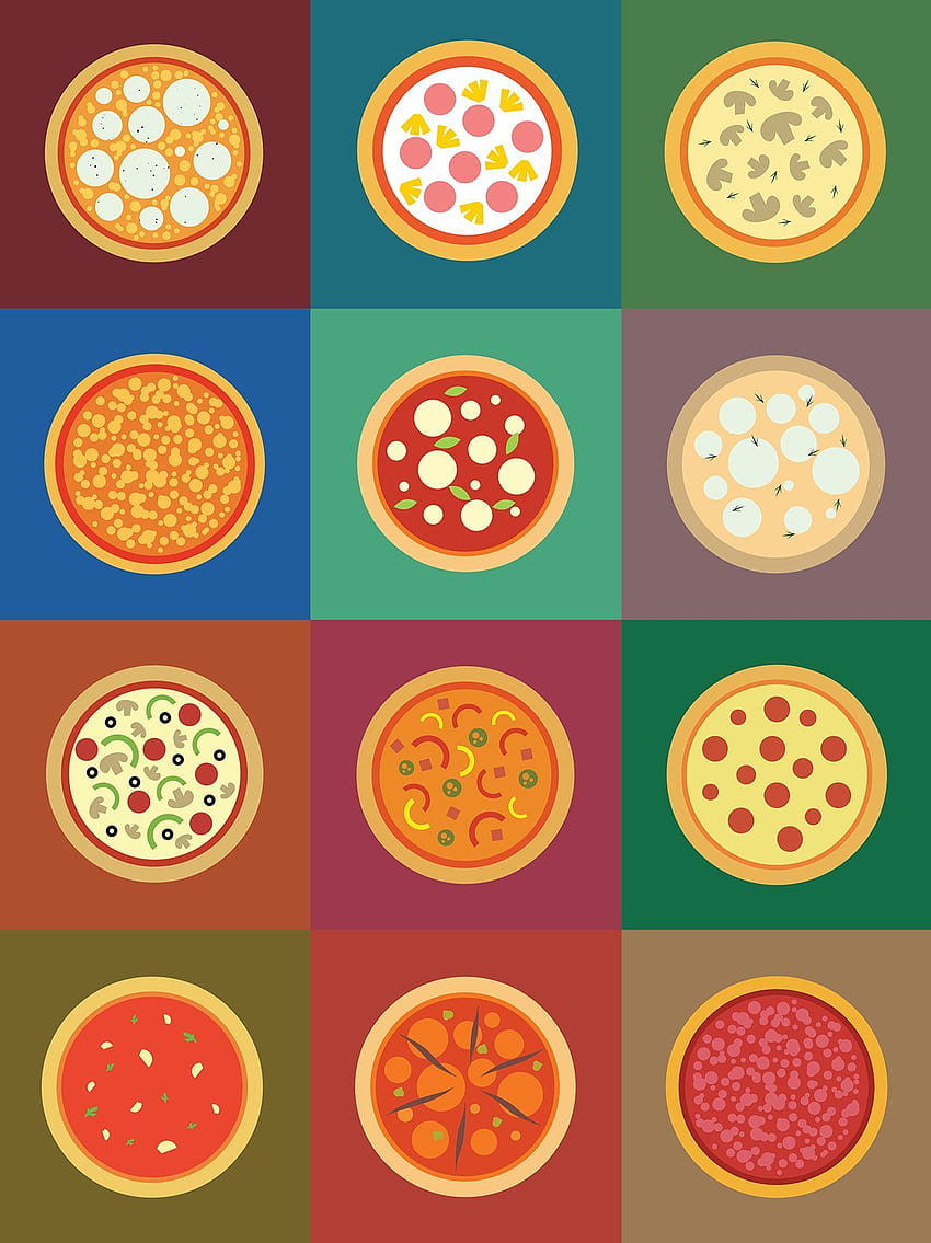 Minimalist Pizza Posters : World's Classics. Noite da HD phone wallpaper