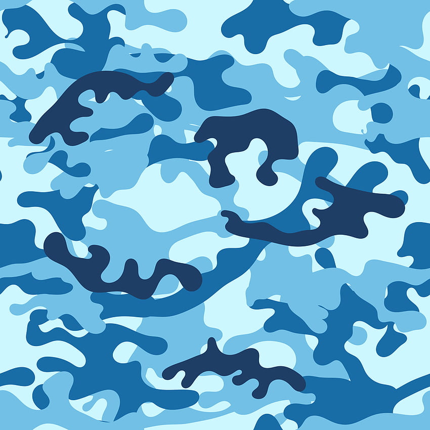Camuflagem azul clara, soldado, força, militar, camuflagem Papel de parede de celular HD