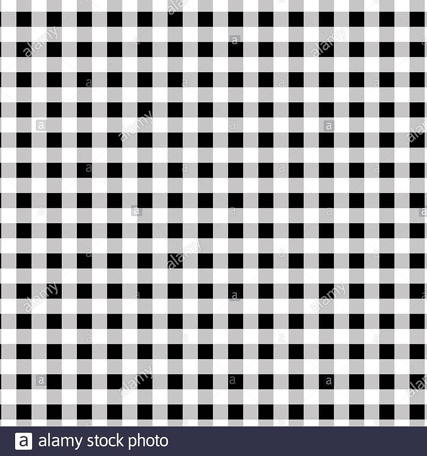 Seamless Plaid Check Pattern Black And White Design For Wallpaper Fabric  Textile Paper Simple Background Stock Illustration  Download Image Now   iStock