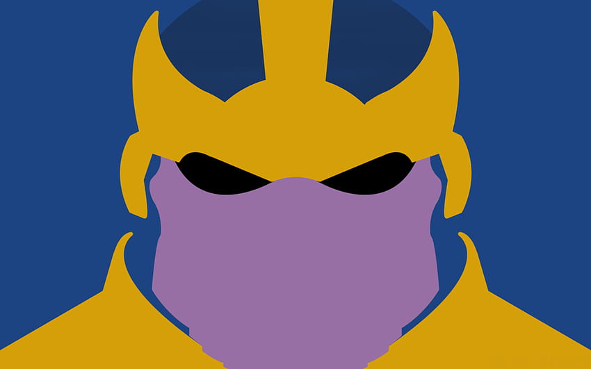 Minimalist Thanos The Paper Wall. Comic book villains, Hero HD wallpaper