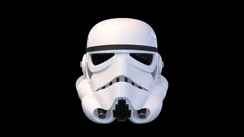 Capacete Star Wars Stormtrooper. Mercado criativo de modelos OBJ 3D de alta qualidade papel de parede HD
