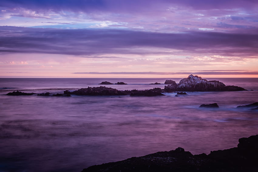 : Sundown over the Point Lobos ocean waters Carmel, Carmel By The Sea HD wallpaper
