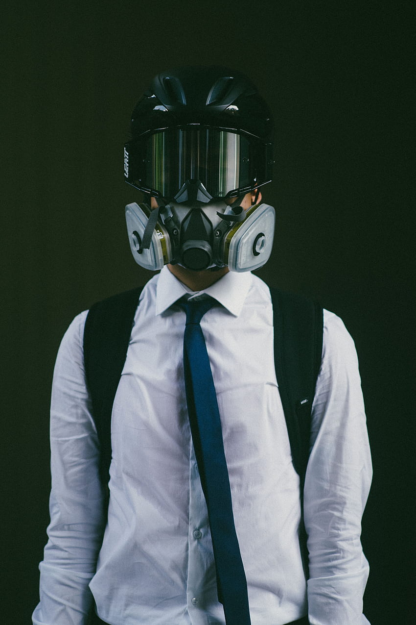 Mask, Gas Mask, Helmet, Human, Person, Respirator HD phone wallpaper