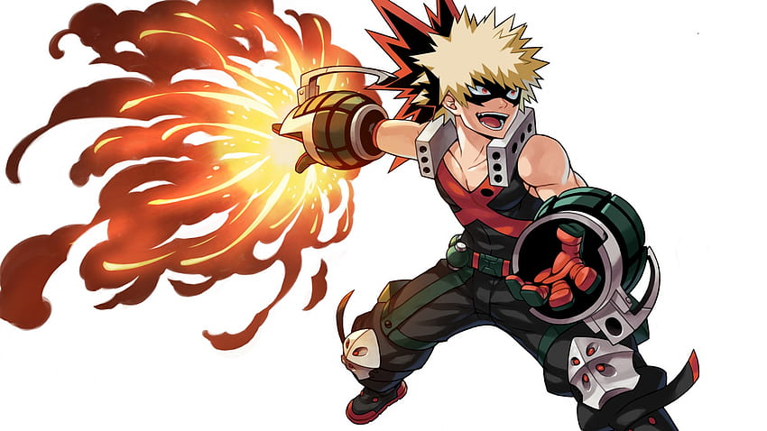 Blonde, anime boy, Katsuki Bakugou , , Tablet, laptop HD wallpaper Blonde, anime boy, Katsuki Bakugou , , Tablet, laptop HD wallpaper