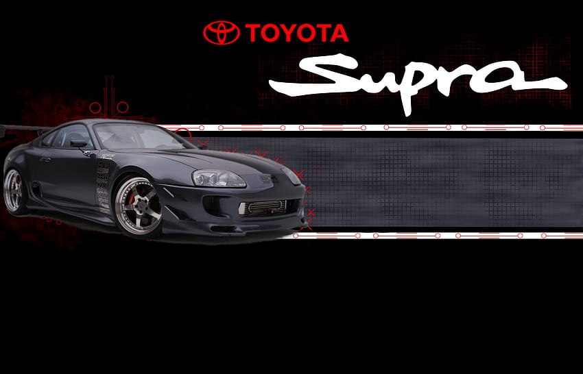 Shiny Toyota Supra logo on a car – Stock Editorial Photo © realinemedia  #289144082