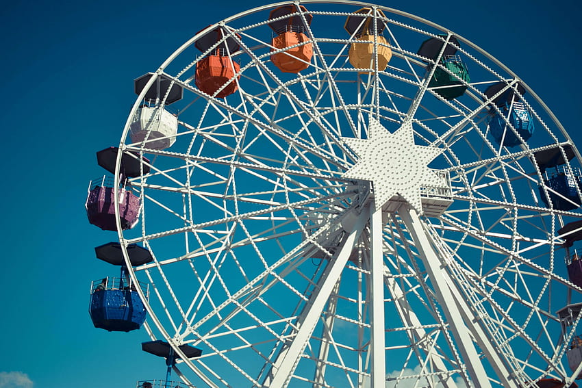amusement, amusement park, enjoyment, ferris wheel, fun, leisure . stock Amazing, Giant Wheel HD wallpaper