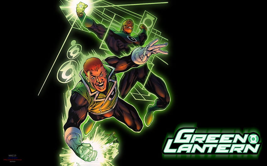 John Stewart e Guy Gardner, John Stewart Lanterna Verde papel de parede HD
