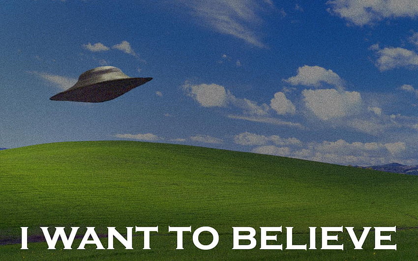 I Want to Believe HD wallpaper