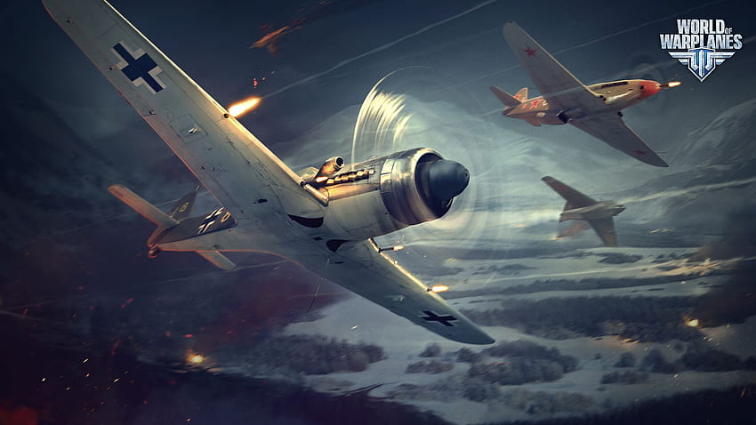 Air combat between German and Soviet pilots from World, World of Warplanes HD wallpaper