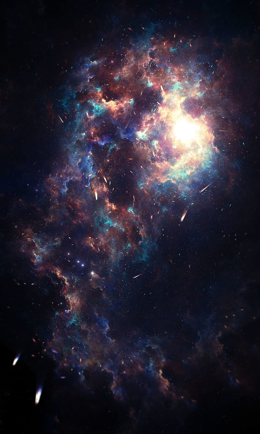 Universo, Stelle, Nebulosa, Galassia, Asteroidi Sfondo del telefono HD