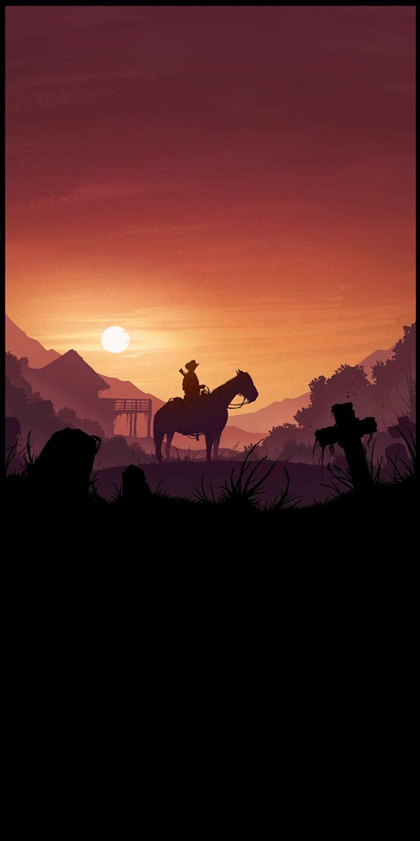 Red Dead Redemption 2 wallpaper ponsel HD