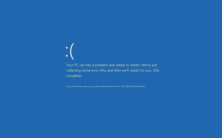 screen of death, minimalism, blue, windows 8, sad, Sad Face HD wallpaper