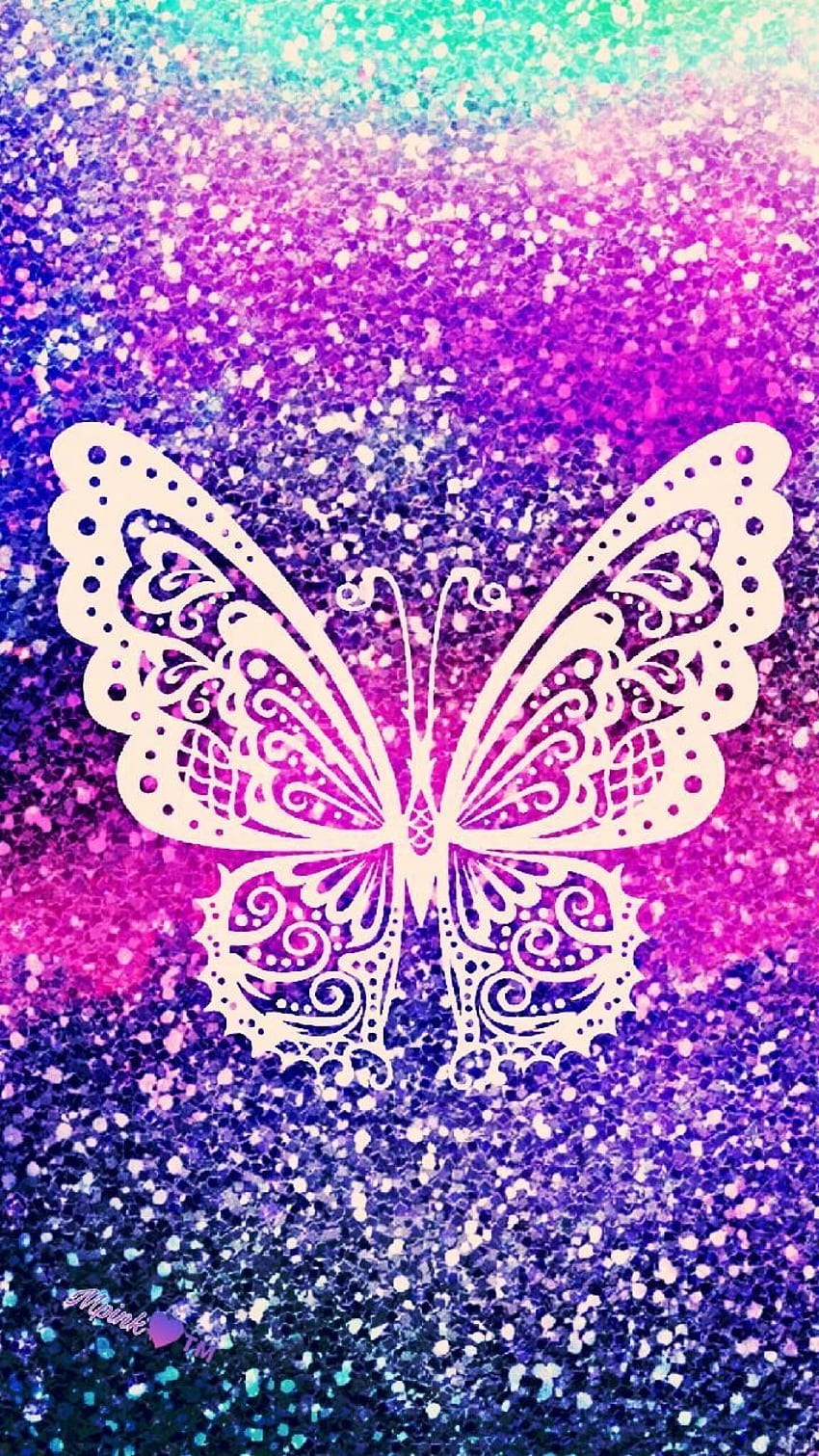 Butterfly Bling Galaxy HD phone wallpaper