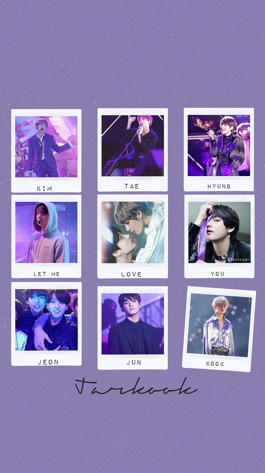 Aesthetic Purple BTS, Jungkook Purple HD phone wallpaper