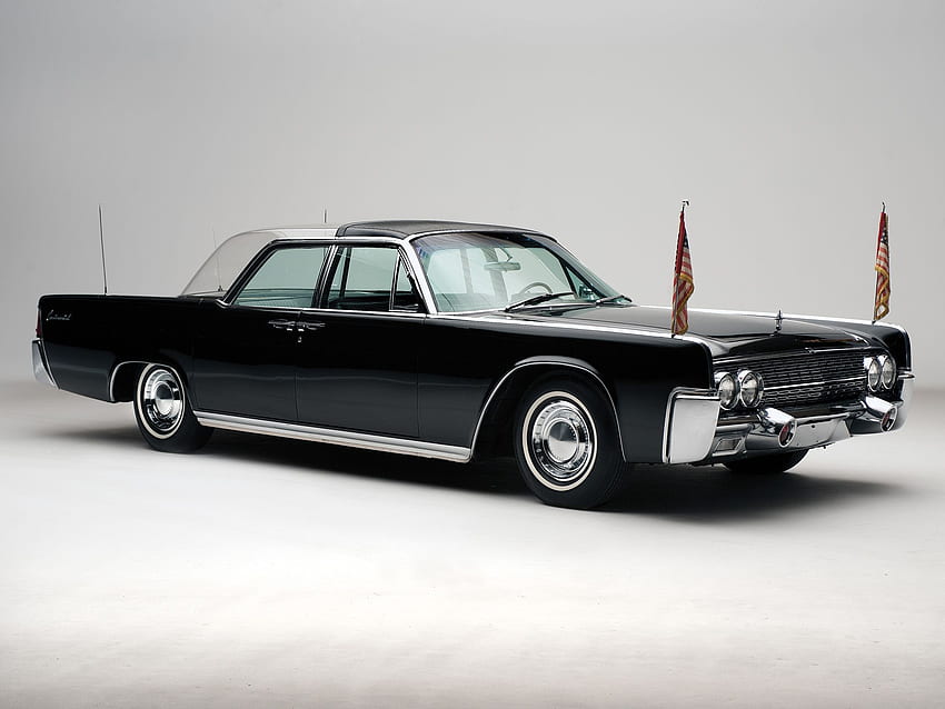 1962, Lincoln, Continental, Bubbletop, Kennedy, Limousine, Classic HD тапет
