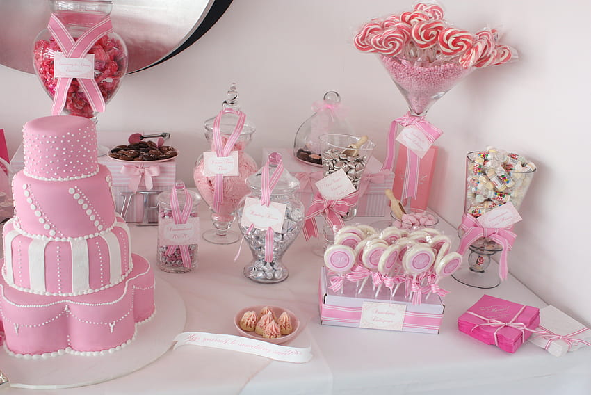 핑크는 Sweet, sweet, pink, cake, candy HD 월페이퍼