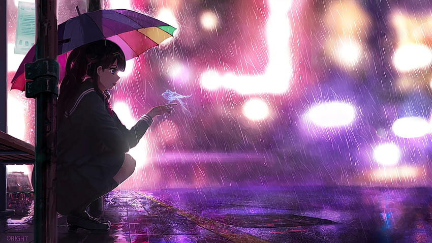 Anime Rain - Anime Top, Aesthetic Rain Anime HD wallpaper | Pxfuel