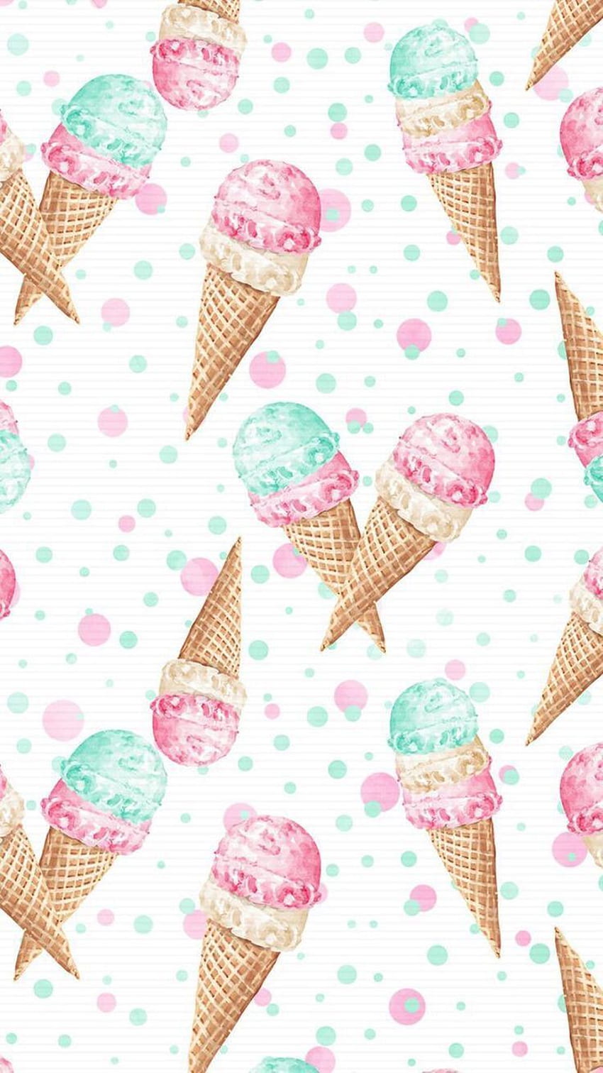 iPhone and Android : Icecream for iPhone and Android. Ideas de fondos de pantalla, Fondo de helados, Papel tapiz, Ice Cream Pattern HD phone wallpaper