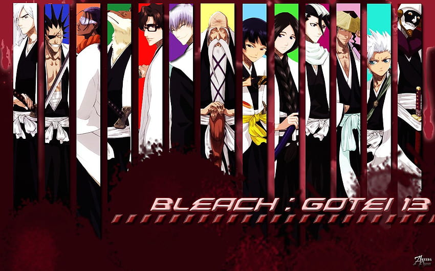 Anime Bleach Captains , Gotei 13 HD wallpaper