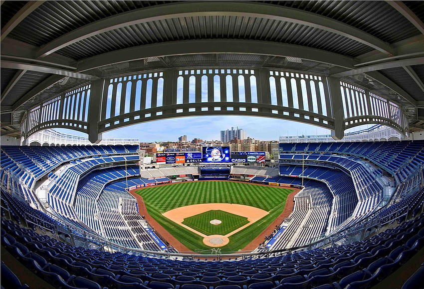 NY Yankee Stadium Facade, New York Yankees HD wallpaper