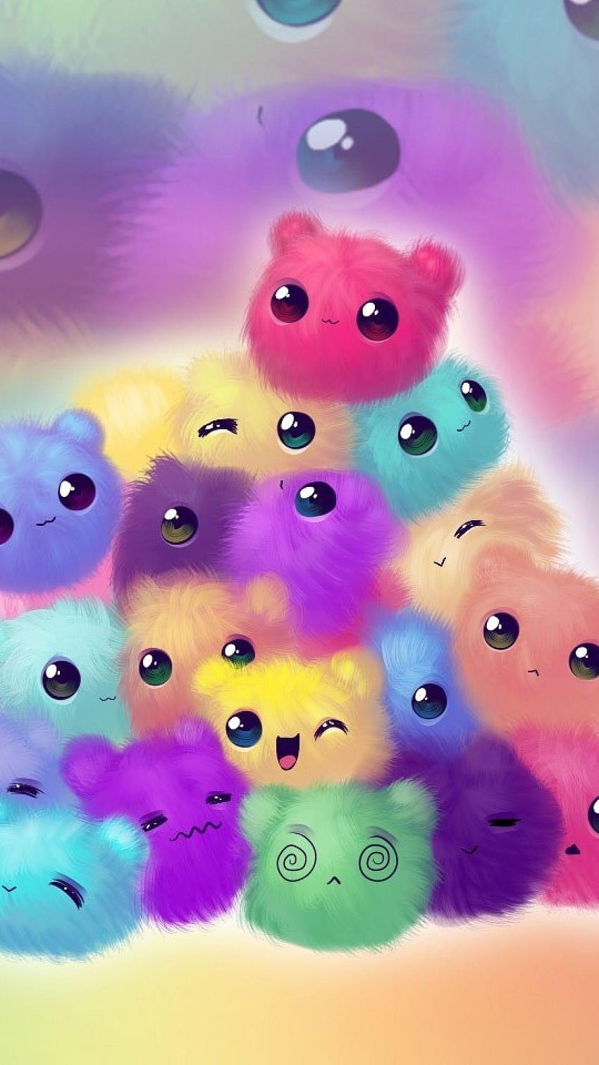 Cute, Colorful, Cartoon HD phone wallpaper | Pxfuel