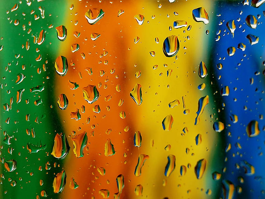 Colorful drops PC and Mac, Colorful Rain HD wallpaper | Pxfuel
